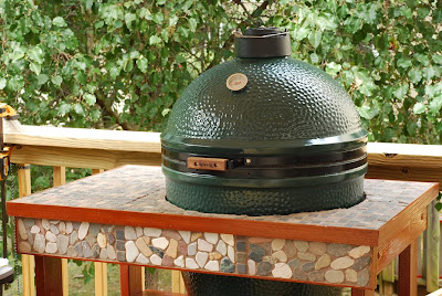 big green egg table ideas